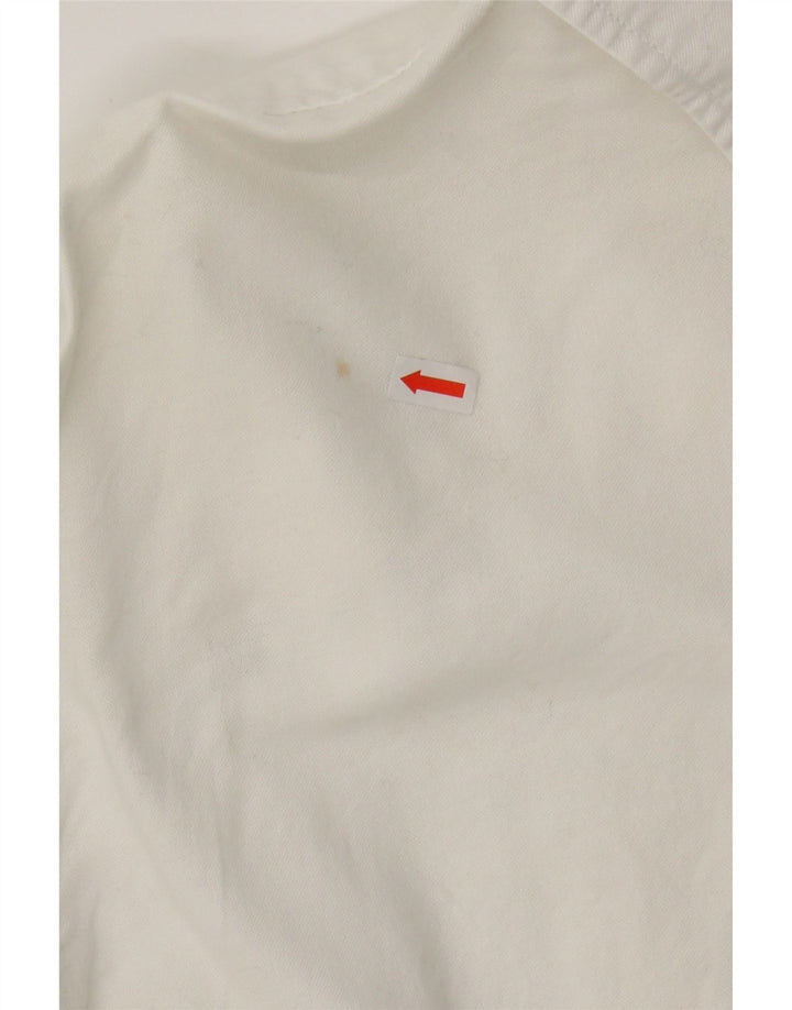 TIMBERLAND Mens Regular Fit Shirt XL White Cotton Vintage Timberland and Second-Hand Timberland from Messina Hembry 