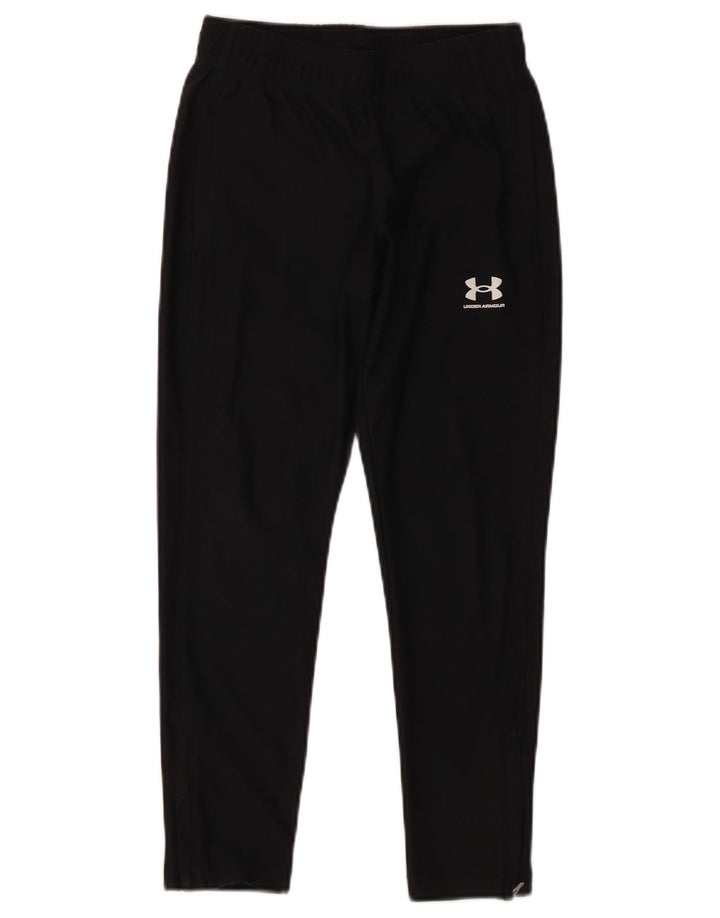 Спортивные брюки Under Armour для девочек 7–8 лет, маленькие черные из полиэстера