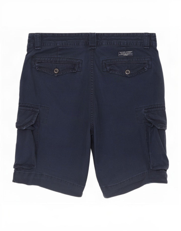 Мужские шорты-карго Ralph Lauren W32, средние, темно-синие, хлопковые