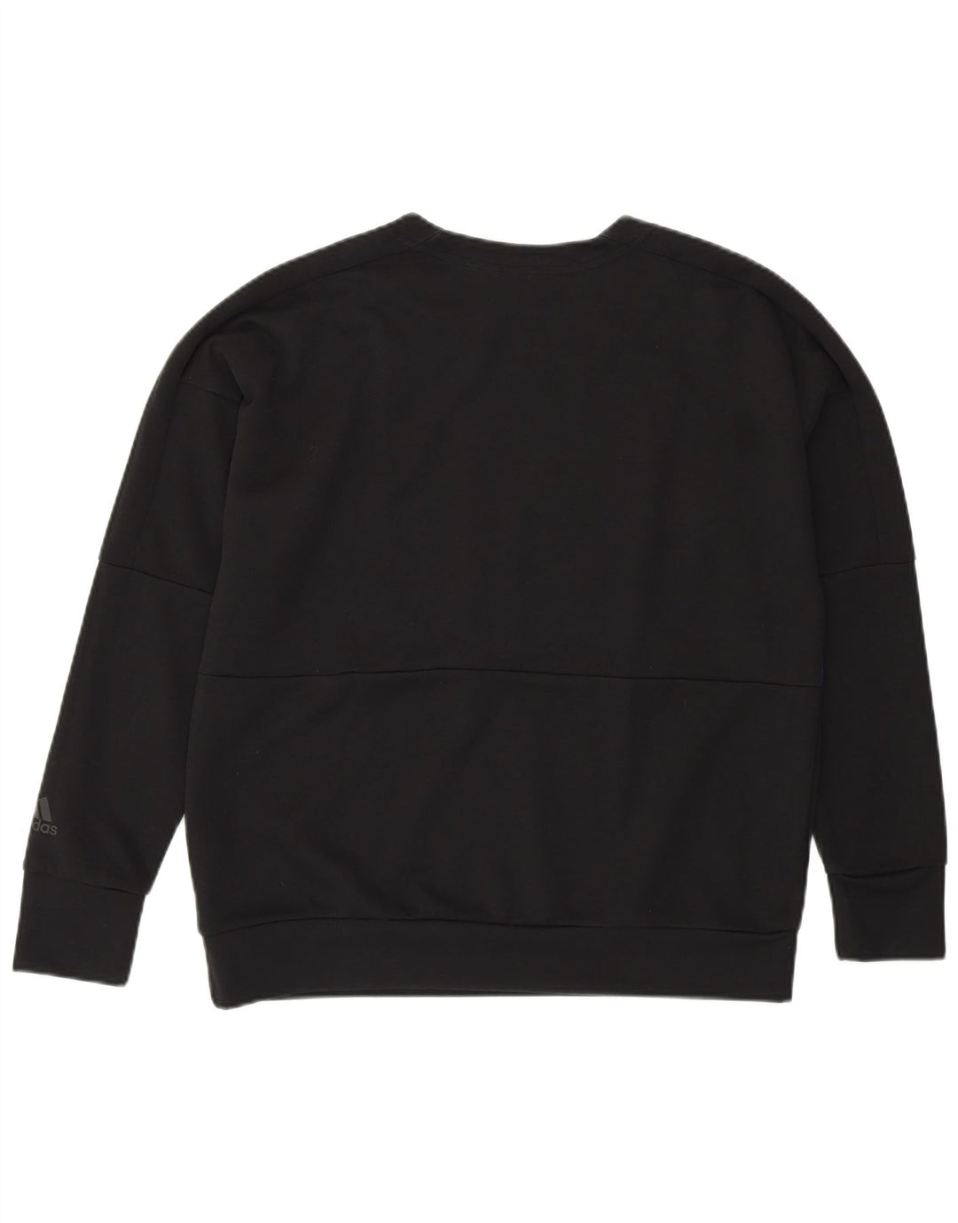 Женский свитшот ADIDAS UK 12/14, средний черный, цветные блоки