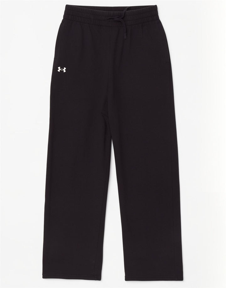 Мужские спортивные брюки Under Armour, средние черные хлопковые брюки