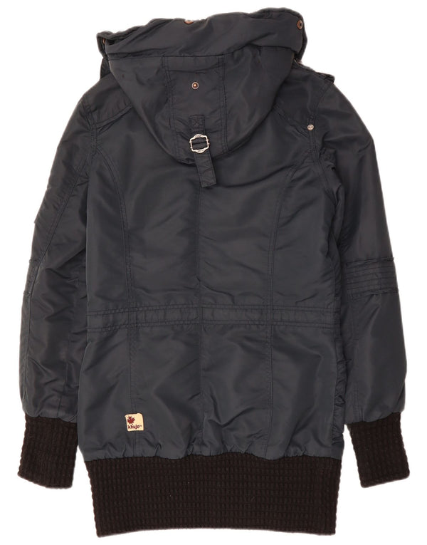 Мужская парка KHUJO с капюшоном UK 38 Medium Navy Blue