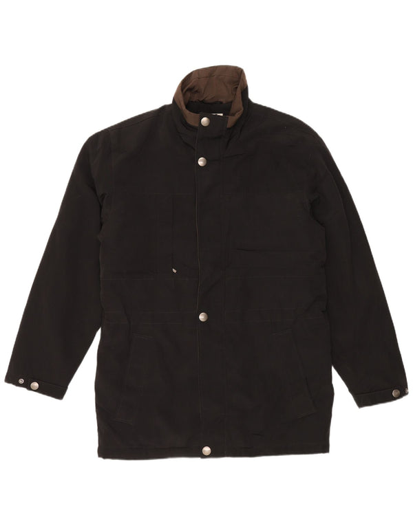 Мужская куртка LONDON FOG UK 38, средний черный полиэстер