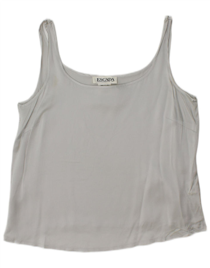 Жилет женский Escada IT 42 Medium Grey Silk