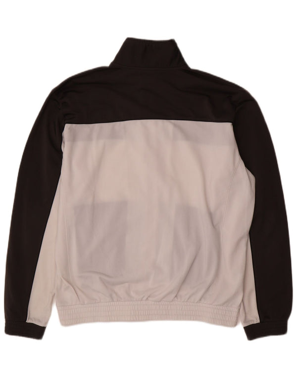 Champion Mens Tracksuit Top Jacket Large Black Colourblock Polyester