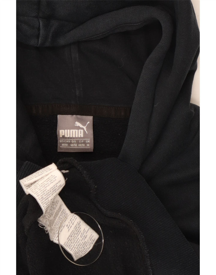 Мужской джемпер с капюшоном Puma, средний черный, хлопок
