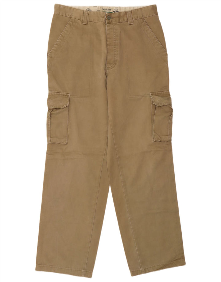 Мужские прямые брюки-карго Dockers цвета хаки W34 L32 цвета хаки