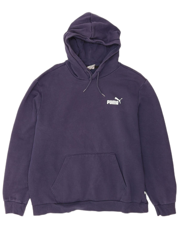 Мужской джемпер с капюшоном Puma XL, темно-синий, хлопок
