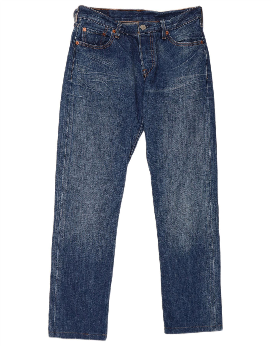 Женские прямые джинсы Levi's 501 W25 L27 синие, хлопок