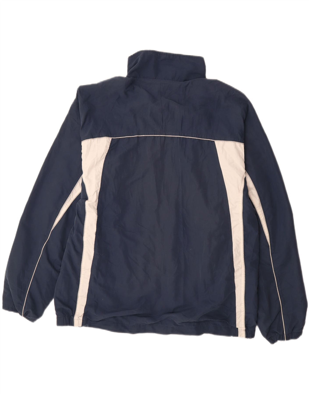 Мужская спортивная куртка ASICS XL, темно-синяя, полиэстер с цветными блоками