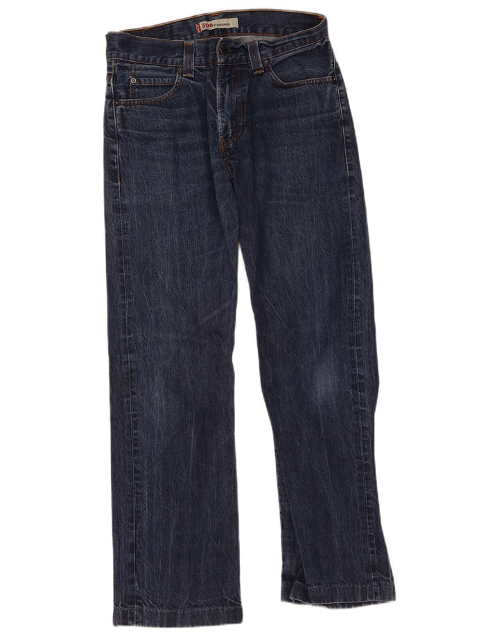 Мужские прямые джинсы Levi's 506 W32 L32 синие