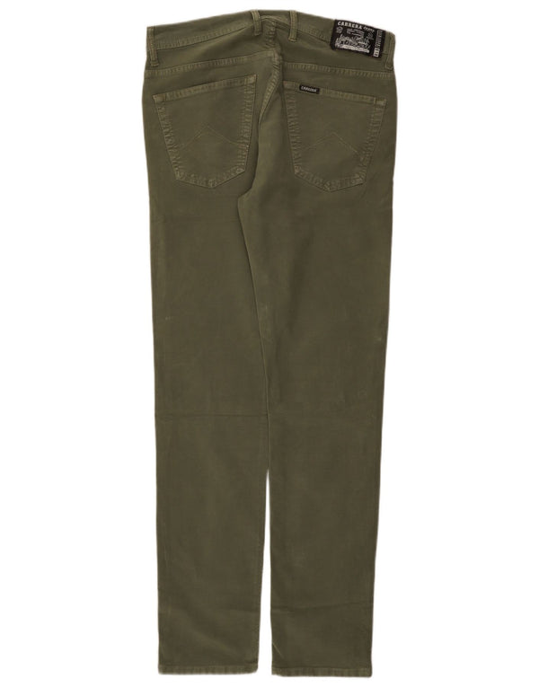 Carrera Мужские узкие повседневные брюки IT 48 Medium W33 L32 Хаки Хлопок
