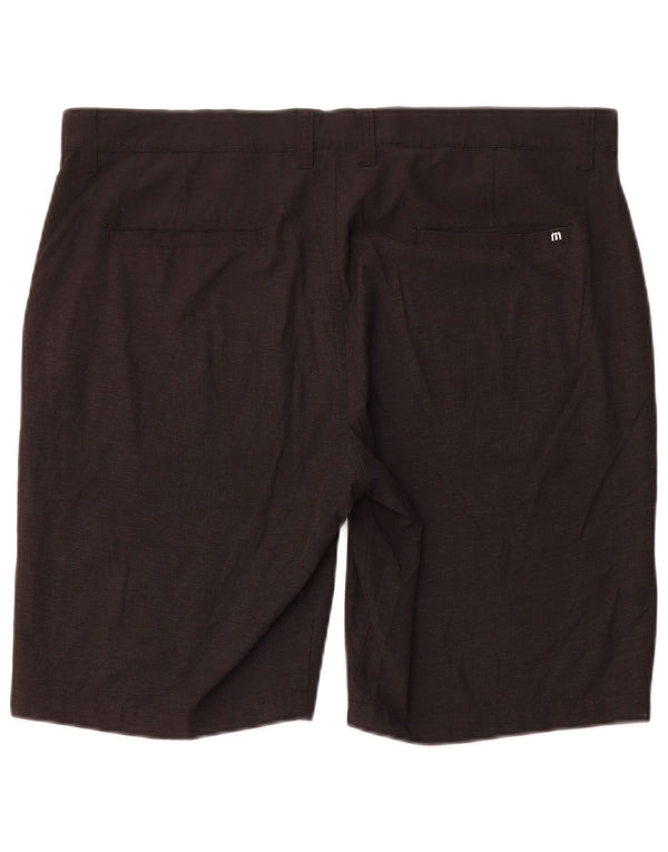 Мужские шорты чинос Travis Mathew W38 XL, черный полиэстер в тонкую полоску