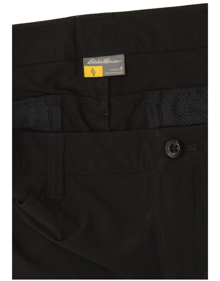 Женские шорты карго Eddie Bauer US 8 Medium W30, черные, полиэстер