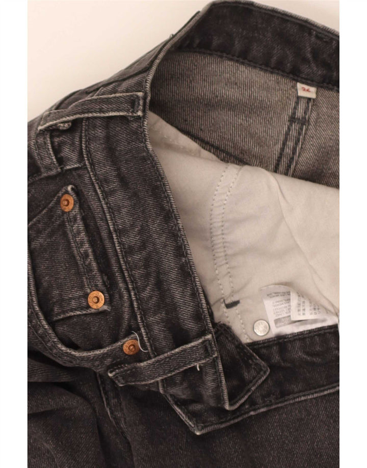Женские зауженные джинсы Levi's W26 L27, черный хлопок