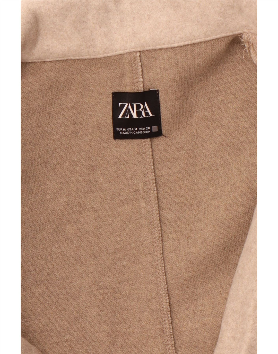 Женское открытое пальто ZARA UK 14, средний бежевый