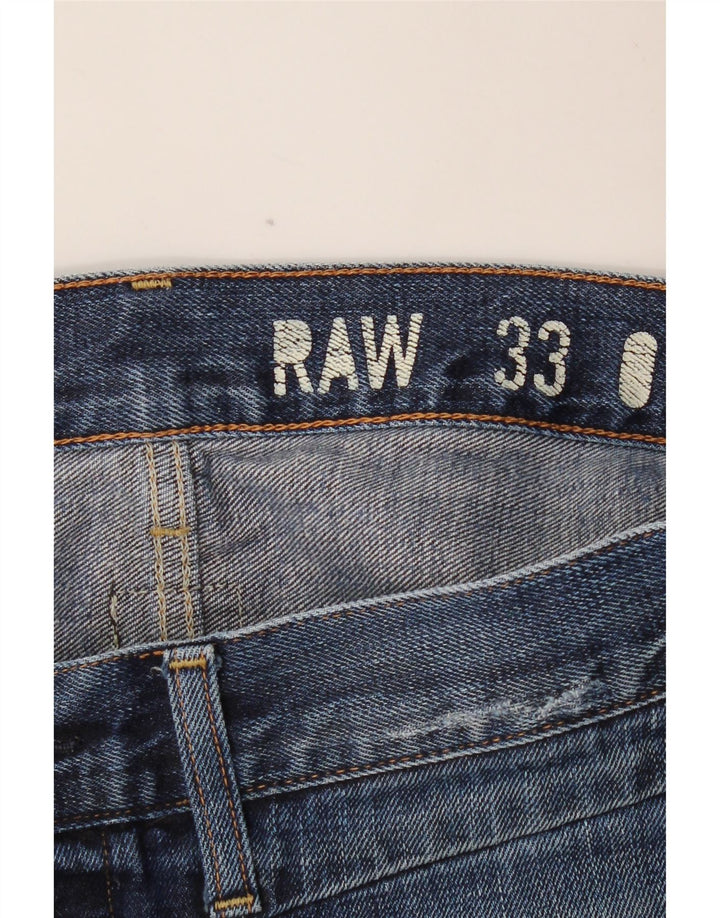 Мужские прямые джинсы G-STAR W32 L28 синие