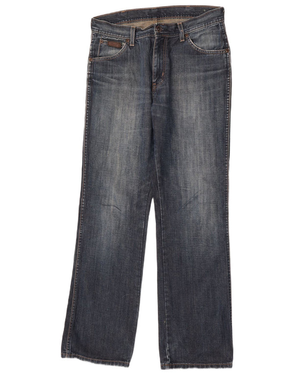 Мужские прямые джинсы Wrangler Alaska W31 L32, синий хлопок