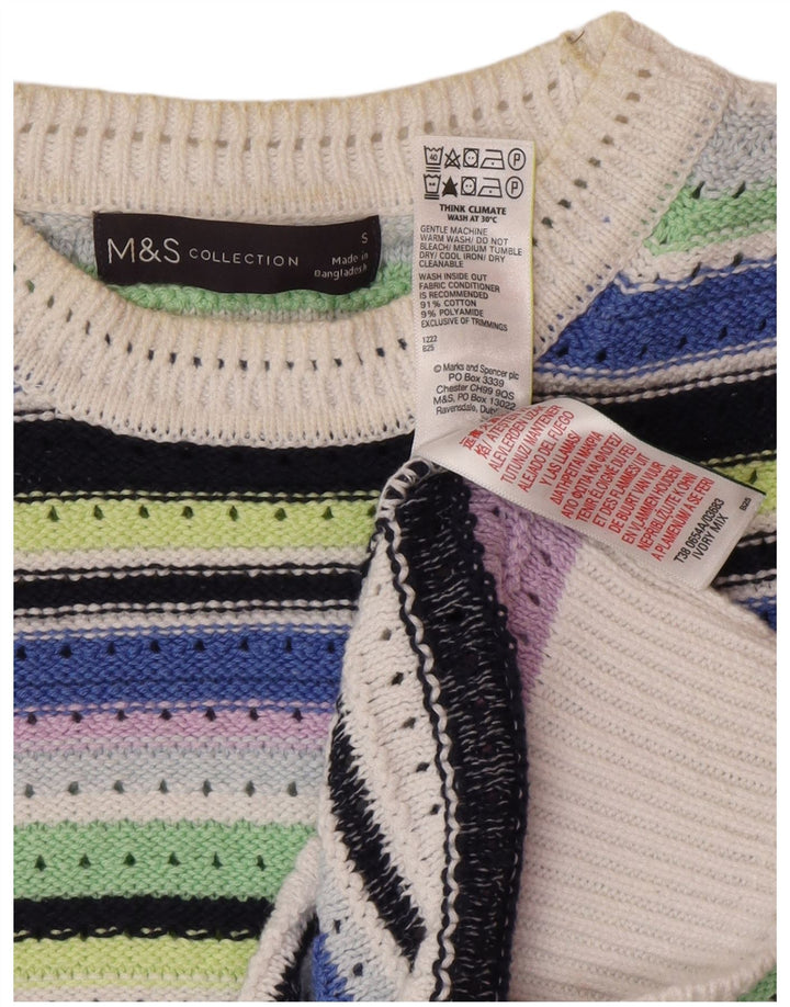 Женский джемпер с круглым вырезом Marks & Spencer, Великобритания, 10 маленьких разноцветных