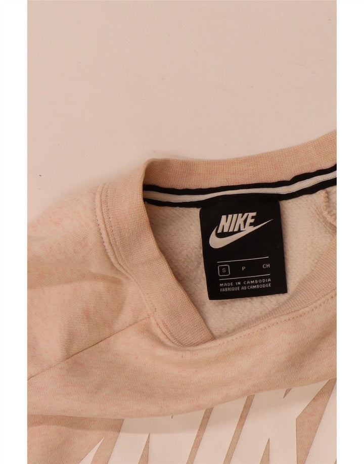 Мужской свитшот с рисунком Nike, маленький хлопковый джемпер с розовыми крапинками
