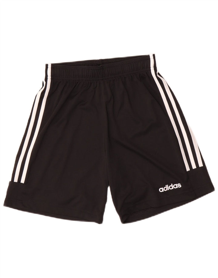 Мужские спортивные шорты Adidas Climalite, маленькие черные из полиэстера