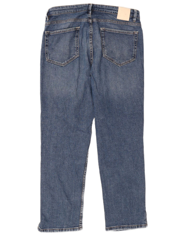 Женские укороченные джинсы Massimo Dutti с высокой посадкой EU 40 Medium W30 L27 Синие
