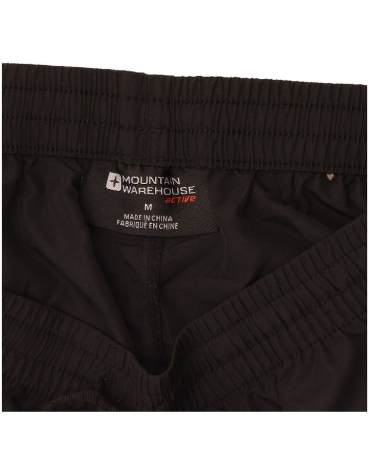 MOUNTAIN WAREHOUSE Мужские спортивные шорты из полиэстера среднего размера, черные