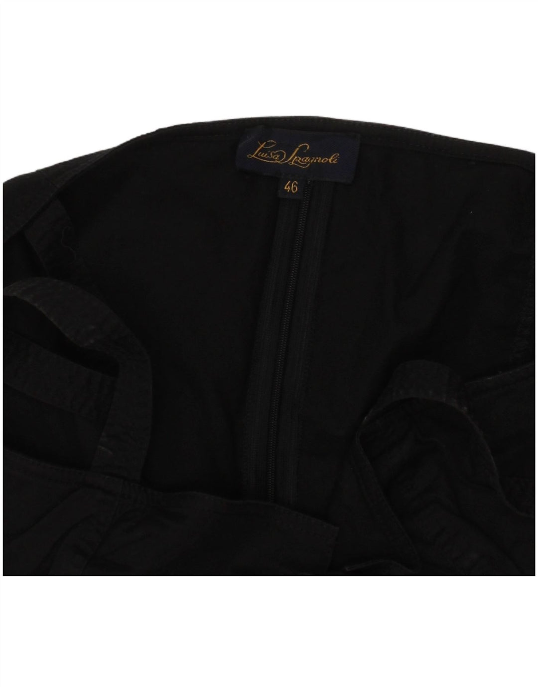 LUISA SPAGNOLI Женский корсетный топ IT 46, большой черный, хлопок