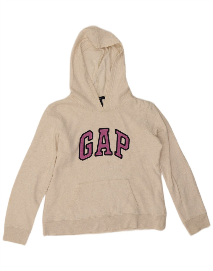 Женский джемпер с капюшоном Gap UK 14, средний белый