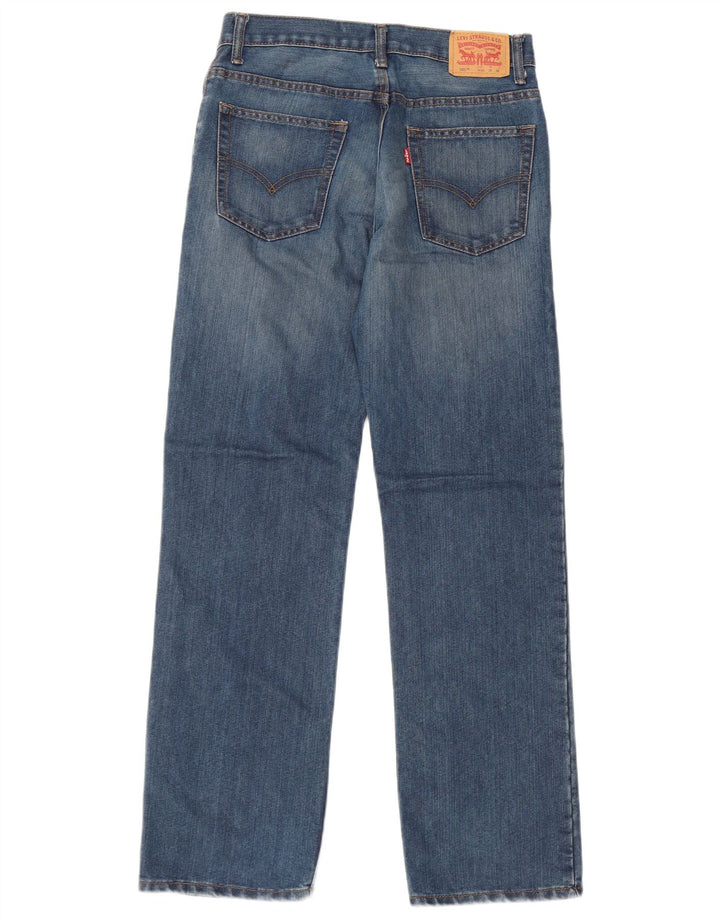 Прямые джинсы LEVI'S Boys 505 Regular, 15–16 лет W28 L28, синий хлопок