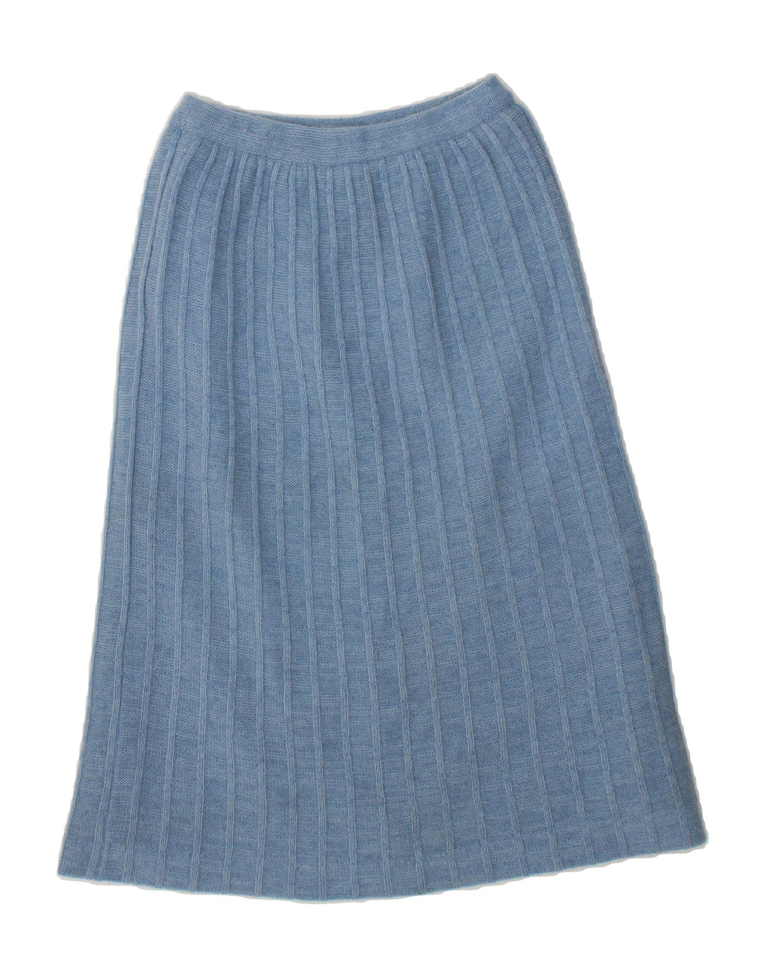 C&A Womens A-Line Skirt EU 36 Small W30 Blue Acrylic Vintage C&A and Second-Hand C&A from Messina Hembry 