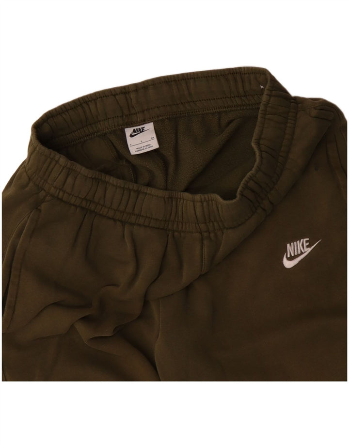 Мужские спортивные брюки NIKE, брюки-джоггеры, маленький цвет хаки, хлопок
