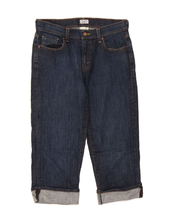 LEVI'S Womens 515 Capri Jeans US 6 Medium W30 L20 Blue Cotton Vintage Levi's and Second-Hand Levi's from Messina Hembry 