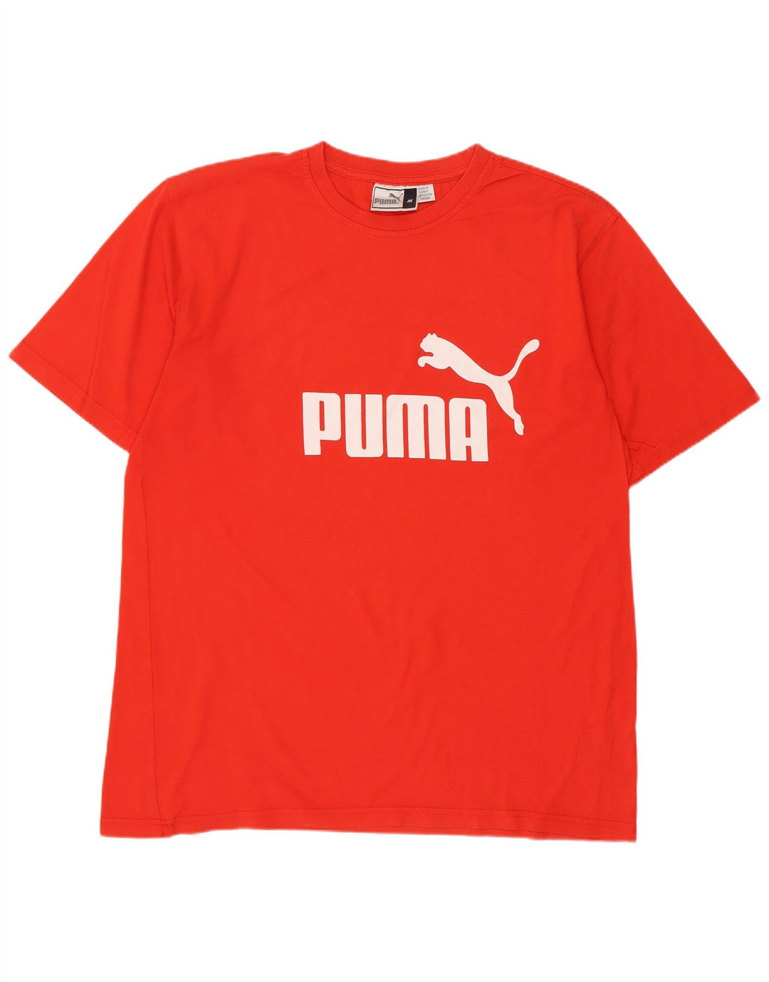 Мужская футболка с рисунком Puma, средний красный