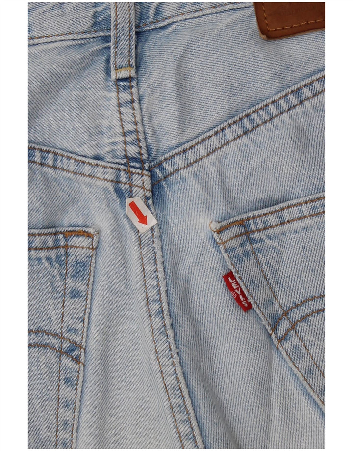 Женские прямые джинсы Levi's Ribcage W25 L29, синий хлопок