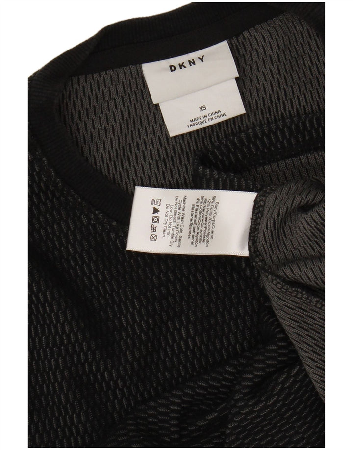 Мужской топ DKNY с длинным рукавом XS, черный хлопок