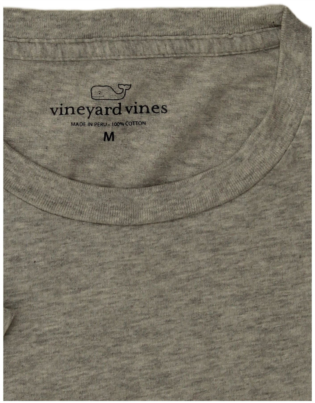 Мужская футболка с рисунком Vineyard Vines, хлопковый топ среднего серого цвета