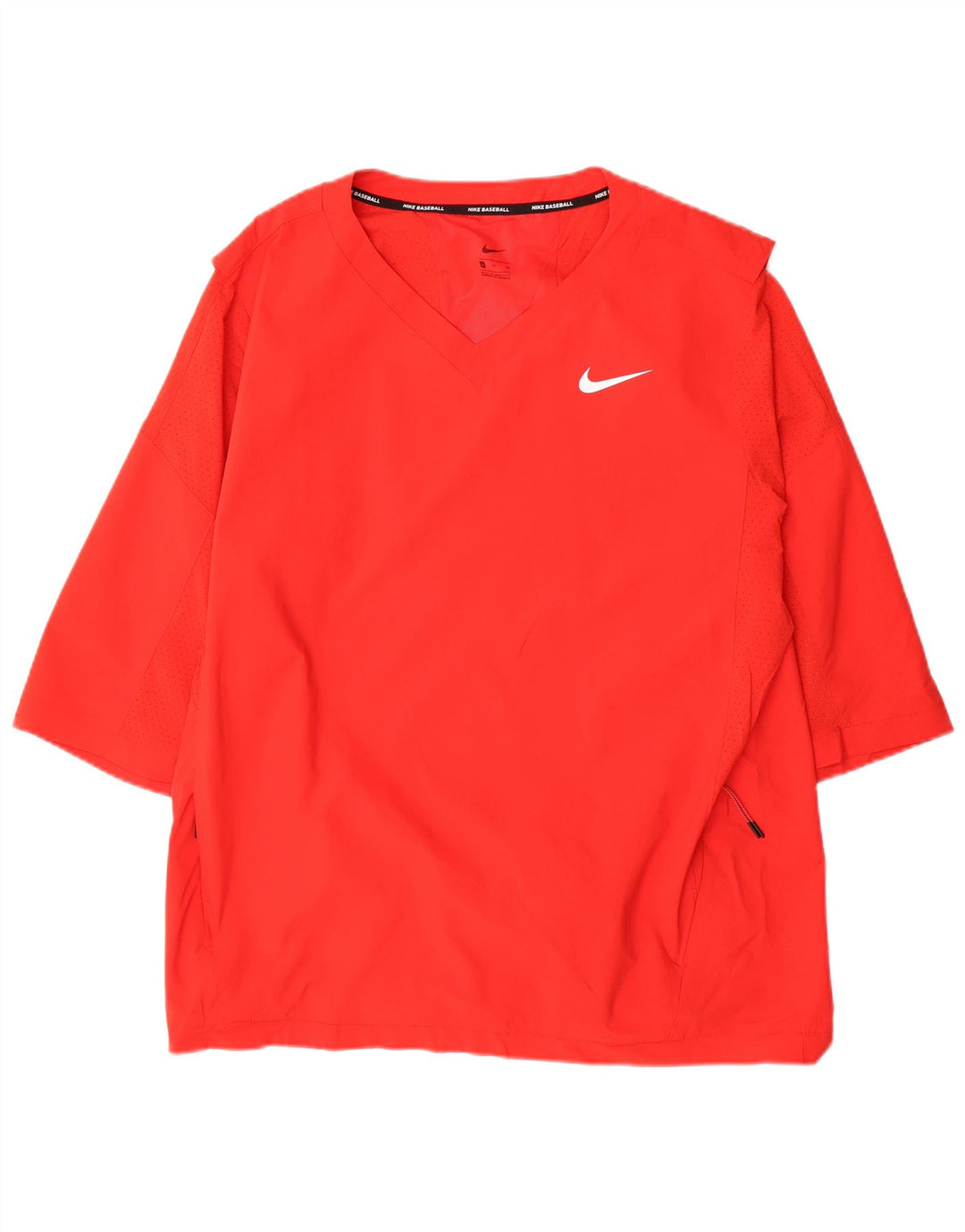 Мужская бейсбольная футболка Nike с рукавом 3/4 XL, красный полиэстер