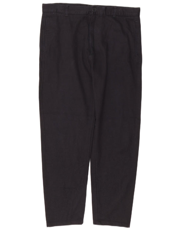 Мужские зауженные брюки-чиносы Cos IT 52 XL W38 L29 Темно-синие из лиоцелла