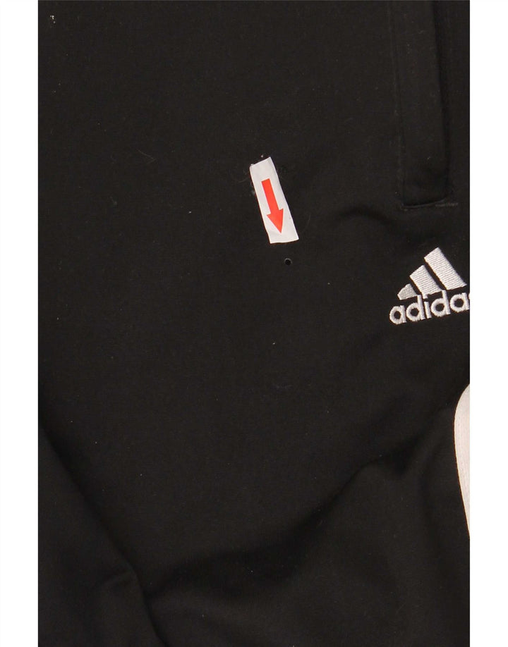 Мужские спортивные брюки Adidas UK 40/42, средний черный полиэстер