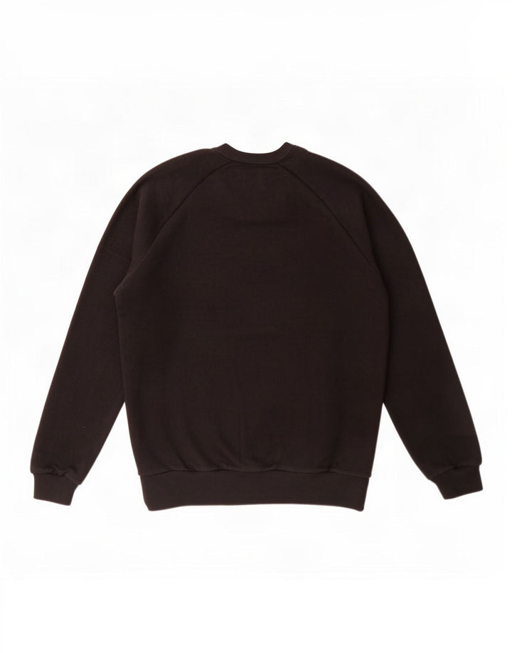 Мужской свитшот Zara с рисунком, хлопковый джемпер среднего размера, черный