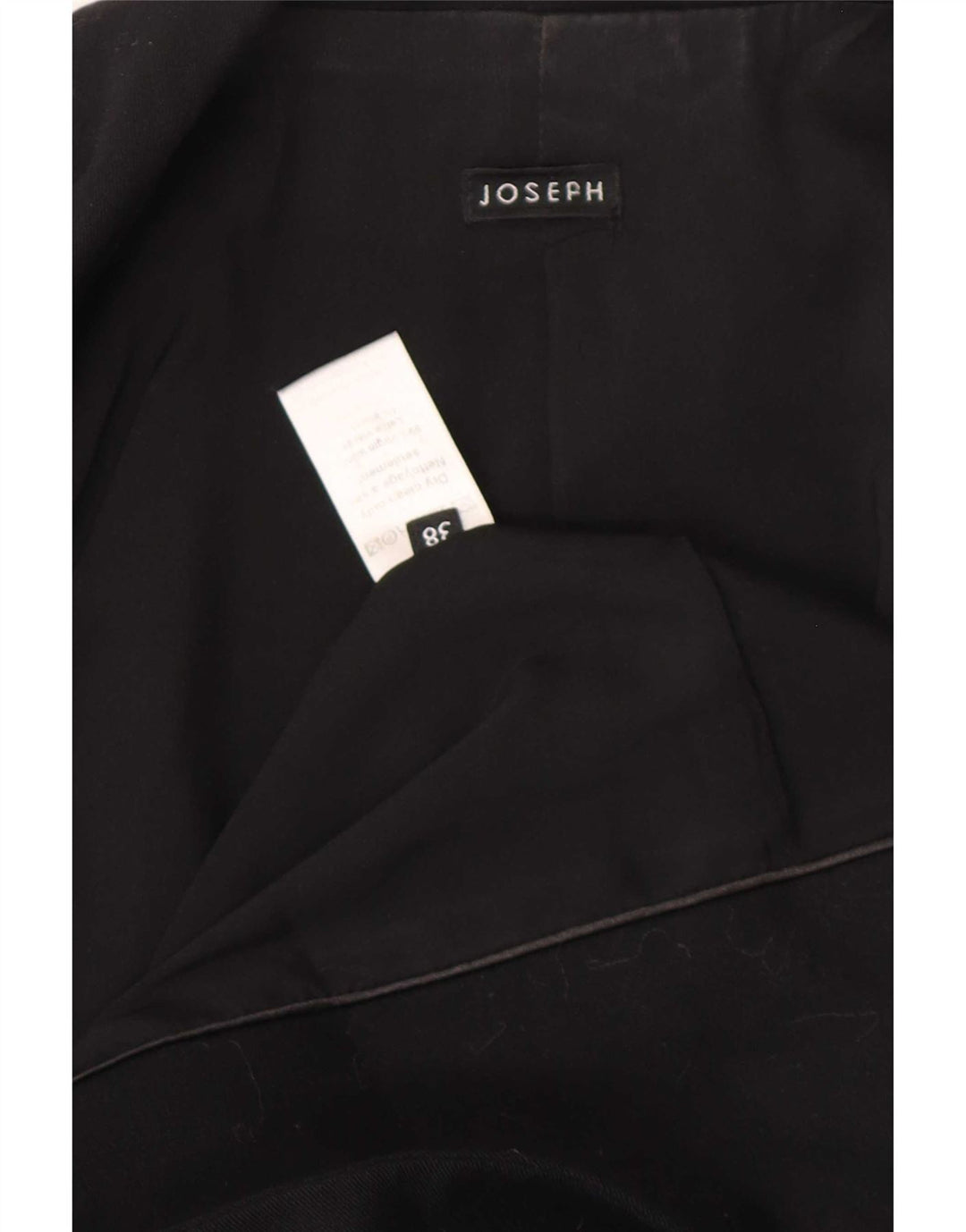 Женский пиджак на 1 пуговице Joseph IT 38 XS, черный из натуральной шерсти