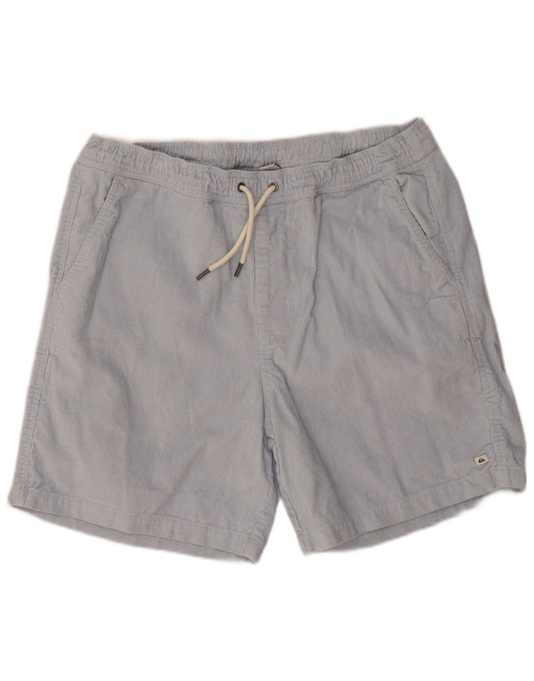Мужские вельветовые шорты Quiksilver Medium W32, синие, хлопок