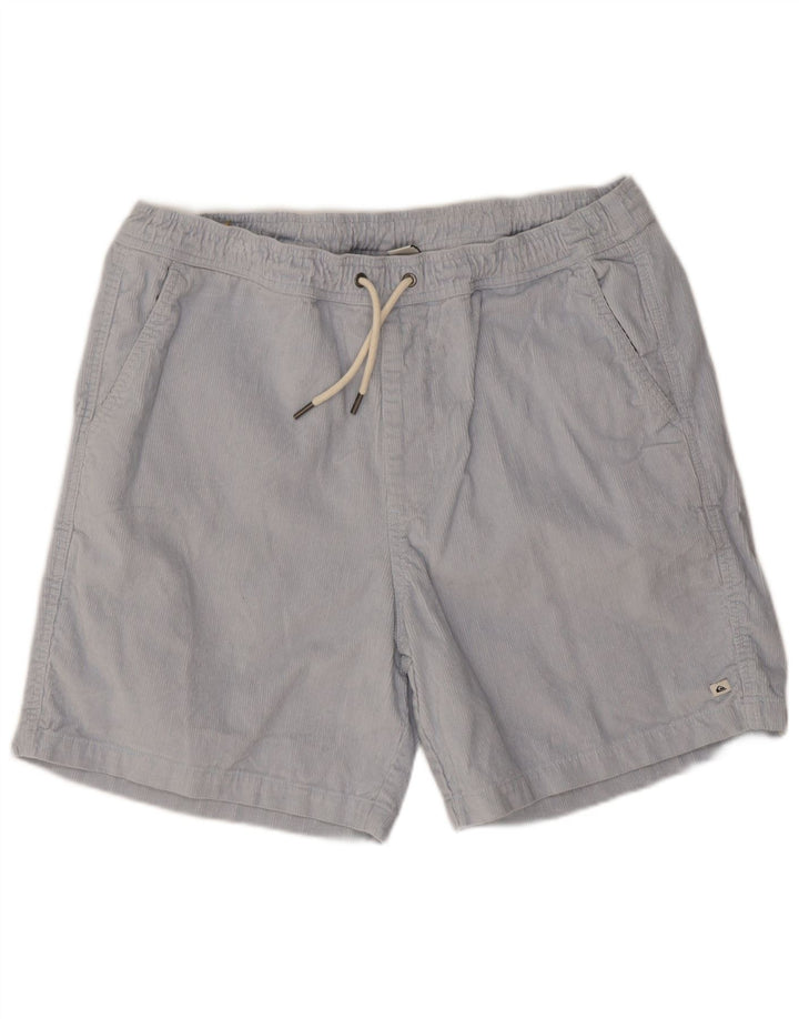 Мужские вельветовые шорты Quiksilver Medium W32, синие, хлопок