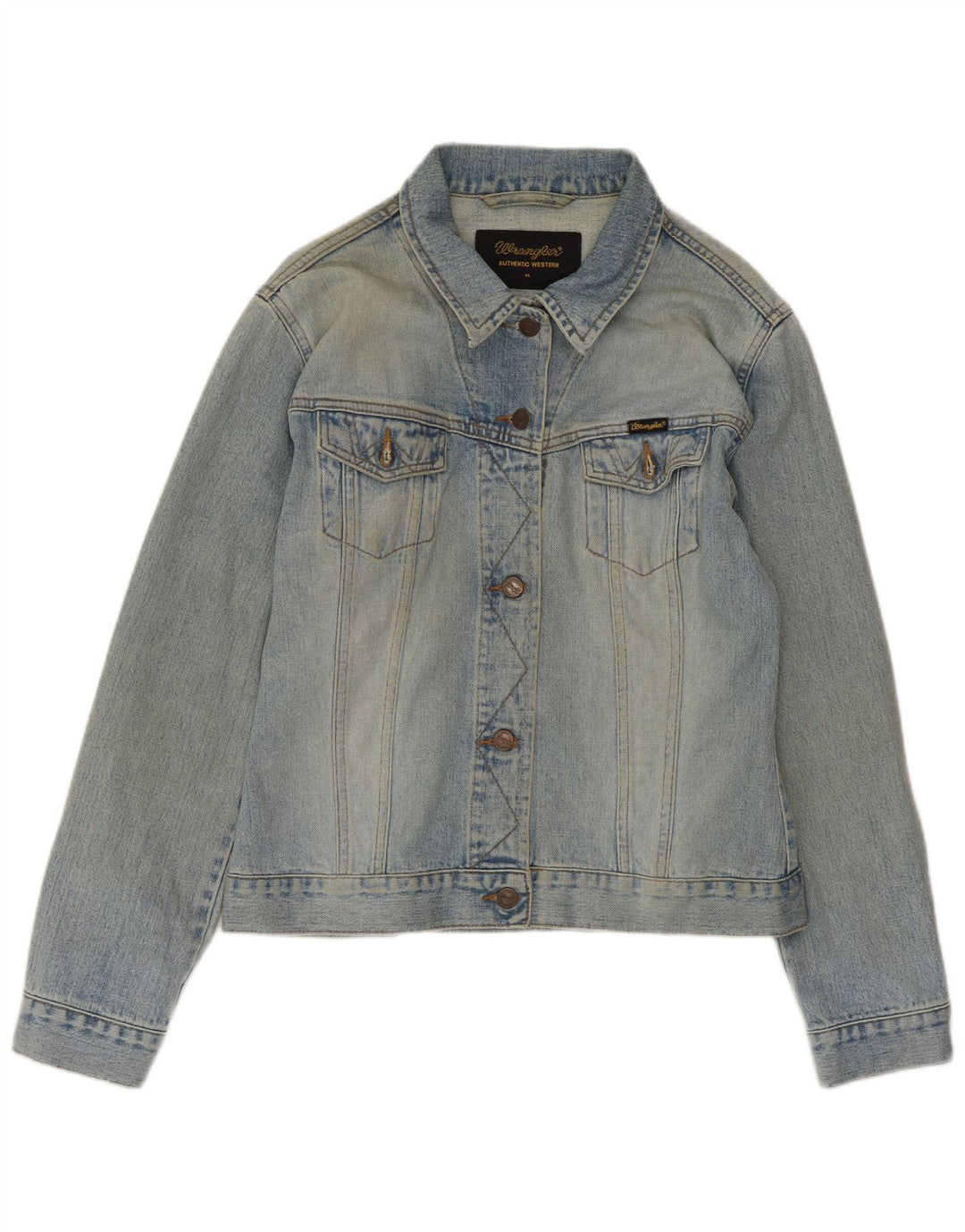 Женская джинсовая куртка WRANGLER UK 18 XL, синяя, хлопок