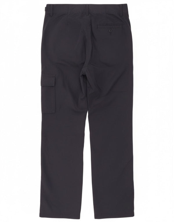 Женские прямые брюки карго Slam IT 44 Medium W32 L35 Темно-синий хлопок