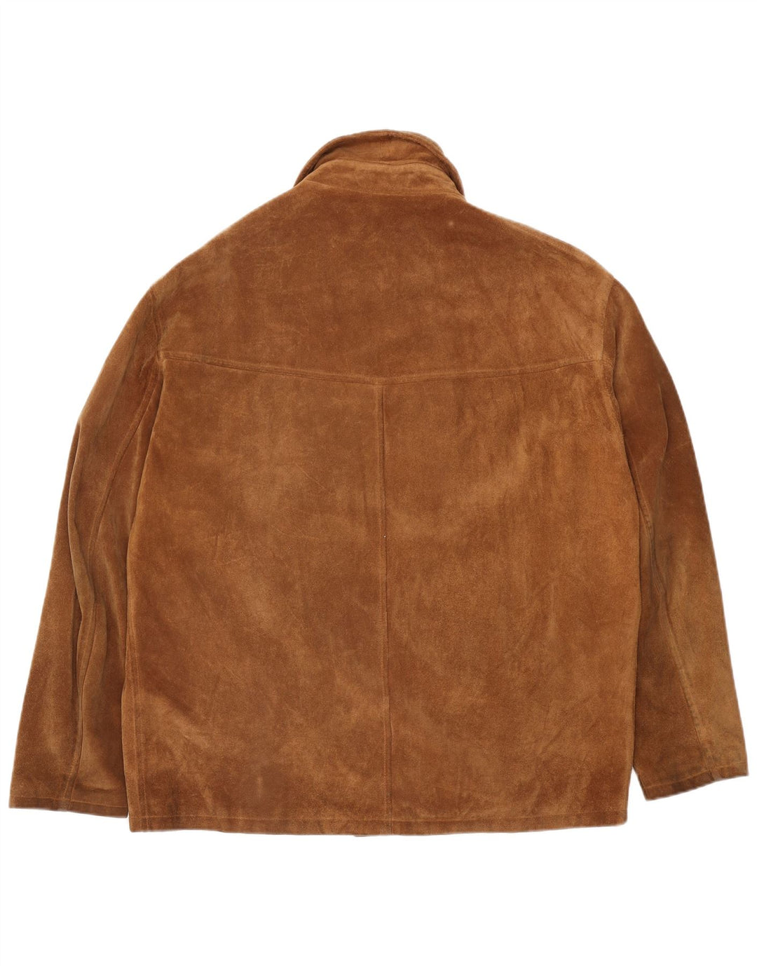 Винтажная мужская замшевая куртка IT 54 2XL Коричневая кожаная