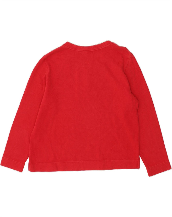 ORVIS Womens Sweatshirt Jumper UK 16 Large Red Cotton Vintage Orvis and Second-Hand Orvis from Messina Hembry 