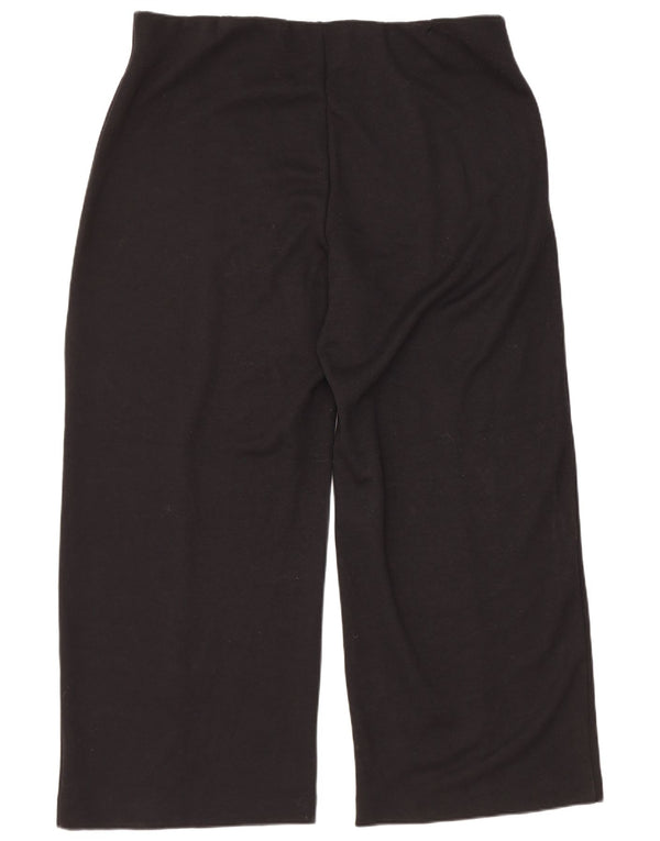 Женские повседневные широкие брюки Marks & Spencer UK 20 2XL W40 L30 черные
