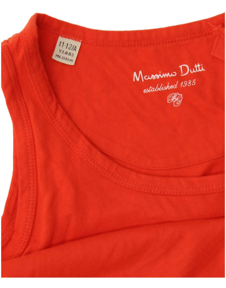 Жилет для девочек Massimo Dutti 11-12 лет оранжевый